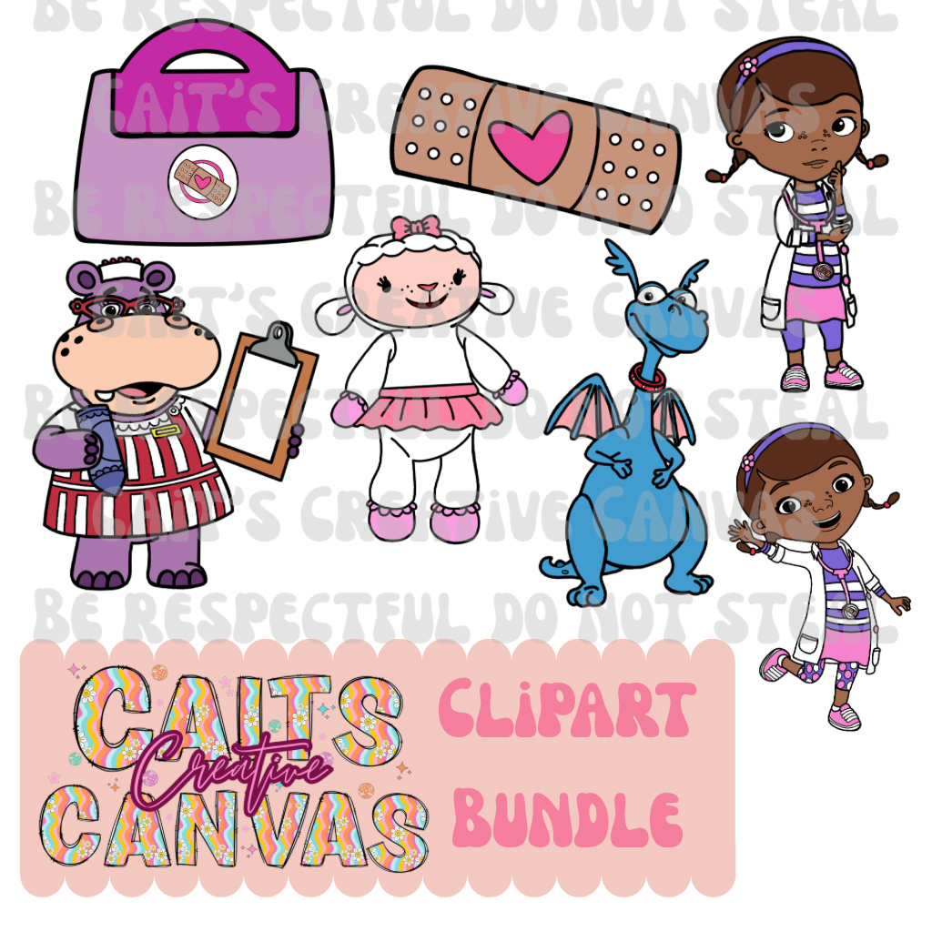Talking Stuffies & Dr Clipart Bundle