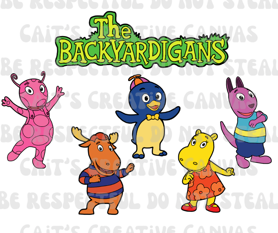 The Back Yard Friends Clipart Bundle