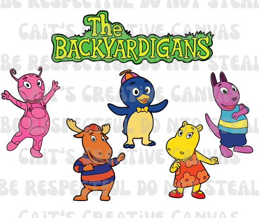 The Back Yard Friends Clipart Bundle