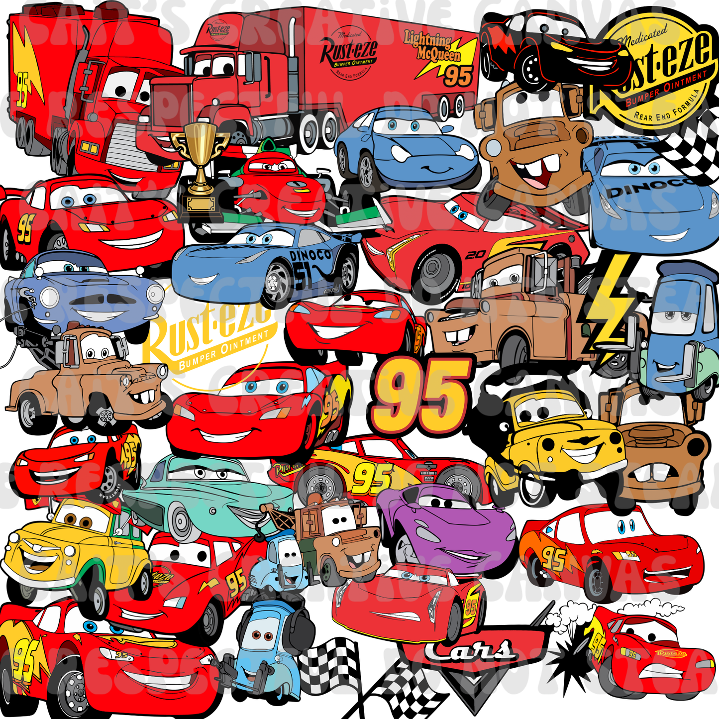 Talking Cars Clipart Bundle
